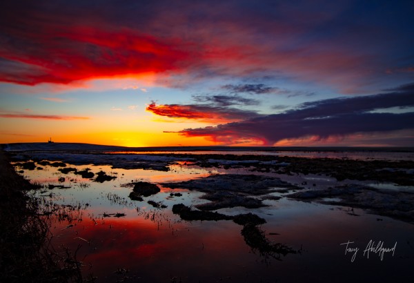 Red Sunset   hi Res    by Tracy Abildgaard
